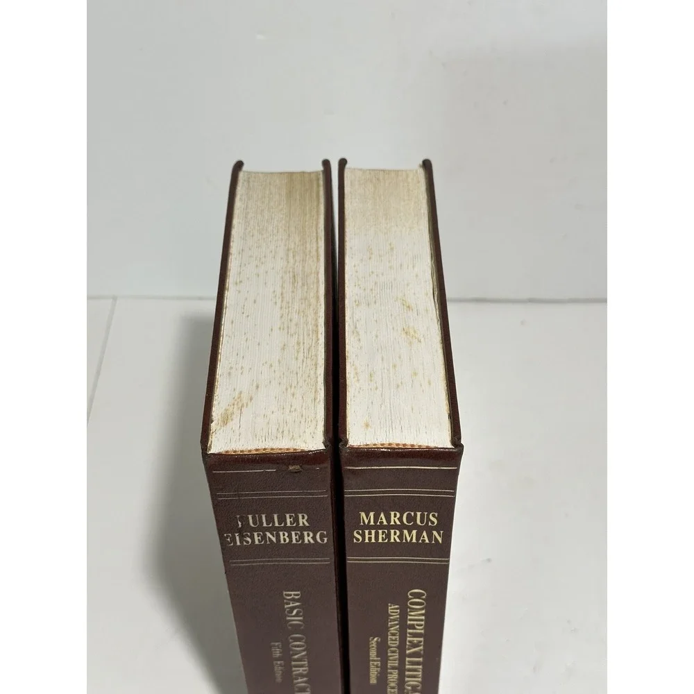 Basic Contract Law L Fuller 1991 &complex litigation West Publishing 2 books lot